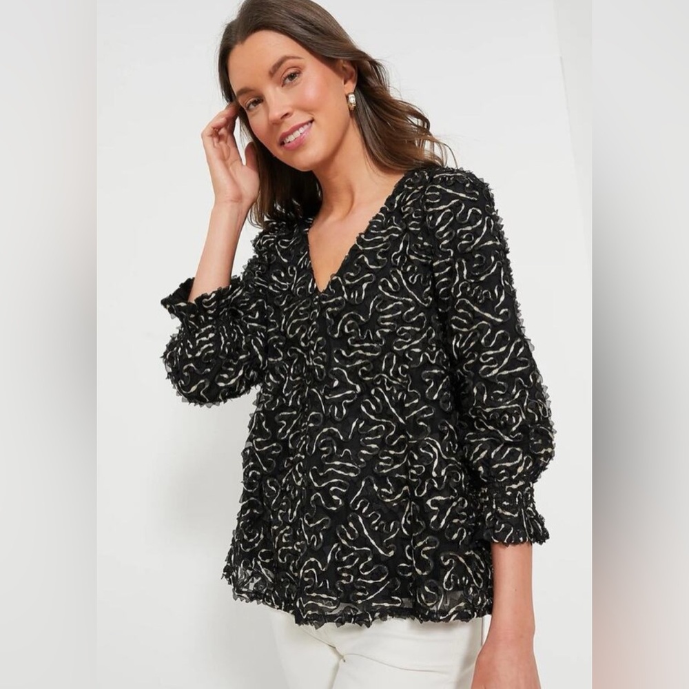 Tuckernuck Nightly Organza Easton Blouse